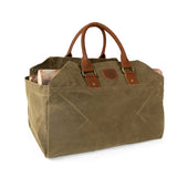 Sac à bûches 2 en 1  - Vert militaire