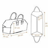 Sac à bûches 2 en 1  - Vert militaire