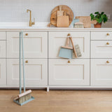 Complet pelle + balayette long manche - gris vert
