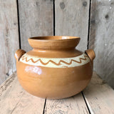 Pot en terre cuite émaillée