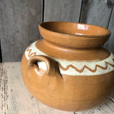 Pot en terre cuite émaillée