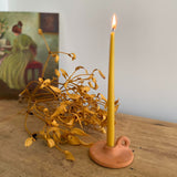 Lot de 6 petites chandelles en cire d'abeille