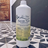 Savon Noir Traditionnel liquide de Marseille a base d'huile d'olive et d'huile de lin 1L