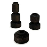 Set de 3 bougeoirs en bois pour bougies fines