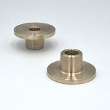 Set de 2 adaptateurs en bronze pour bougie fine