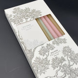 Coffret bougies fines & longues allumettes - Douceur pastel