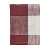 Essuie vaisselle à grands carreaux - Bordeau