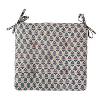 Galette pour chaise - motif floral