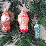 Lot de 3 anciennes boules de Noël