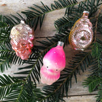 Lot de 3 anciennes boules de Noël