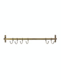 Rail avec crochets - bronze antique